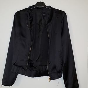 Black bomber jacket